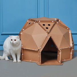 [Box_partner] Cat Space _Cat igloo house big cat DIY hous_Made in Korea